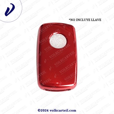 FUNDA LLAVE 3 BOTONES (CROMADO)