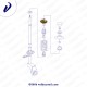 DIAGRAMA COPILLA ESPIRAL SUSPENSION DELANTERA GOL PARATI SAVEIRO 1995-2007