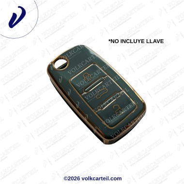 FUNDA LLAVE 3 BOTONES (METALIZADO)