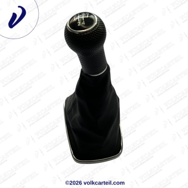 POMO PALANCA CAMBIOS CON GUARDAPOLVO GOLF IV JETTA (CROMADO)