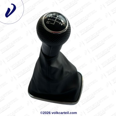 POMO PALANCA CAMBIOS CON GUARDAPOLVO GOLF IV JETTA (CROMADO)